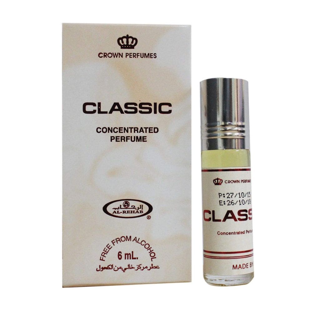 Óleo de perfume Al-Rehab Classic 6 ml Roll-on Crown Perfumes