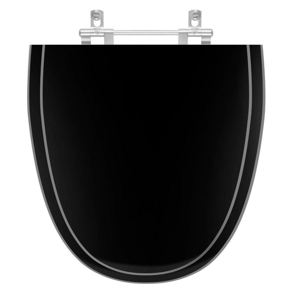 Assento Sanitario Aloha Preto Para Vaso Celite