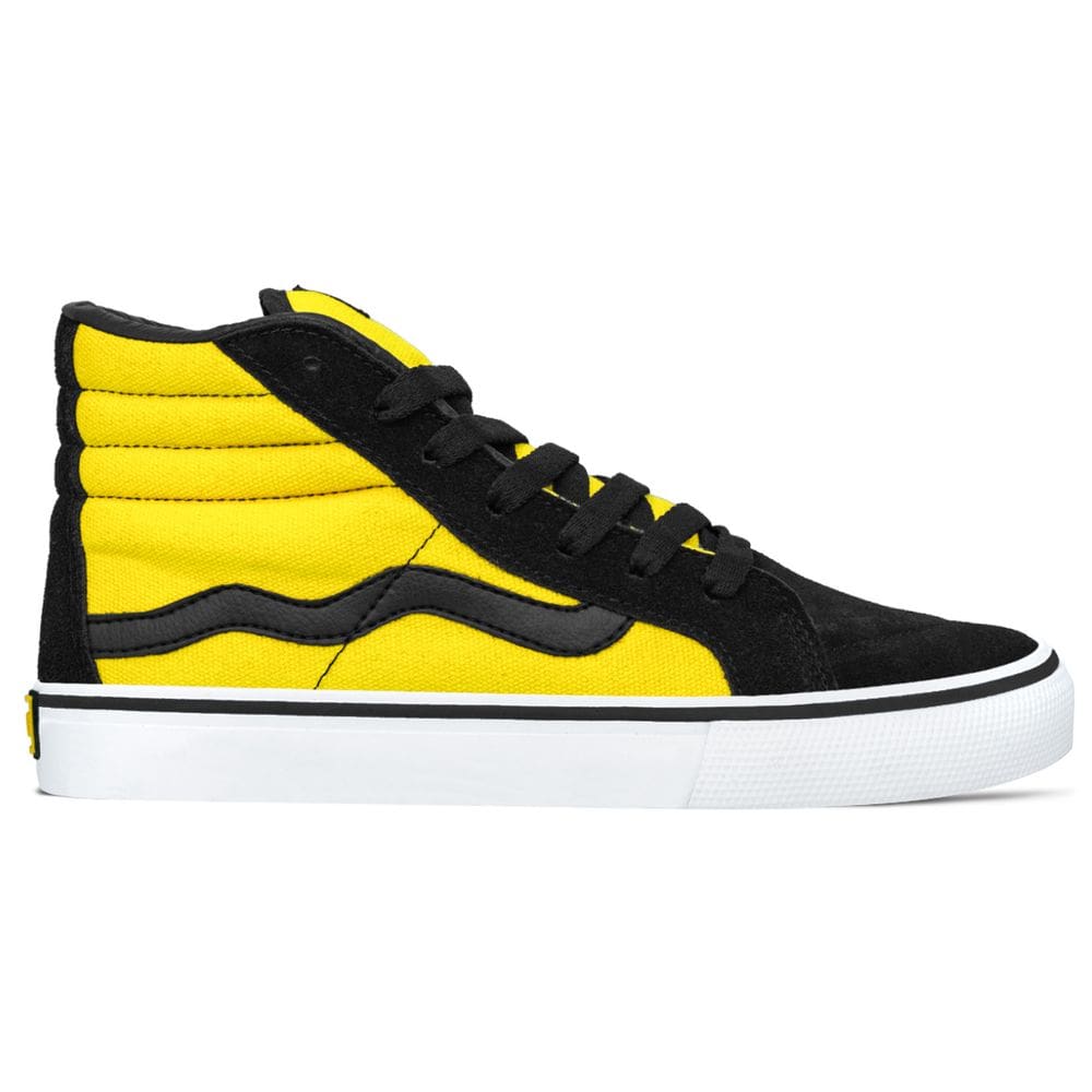 Tênis Mad Rats Lona Unissex Hi Top | Preto Amarelo