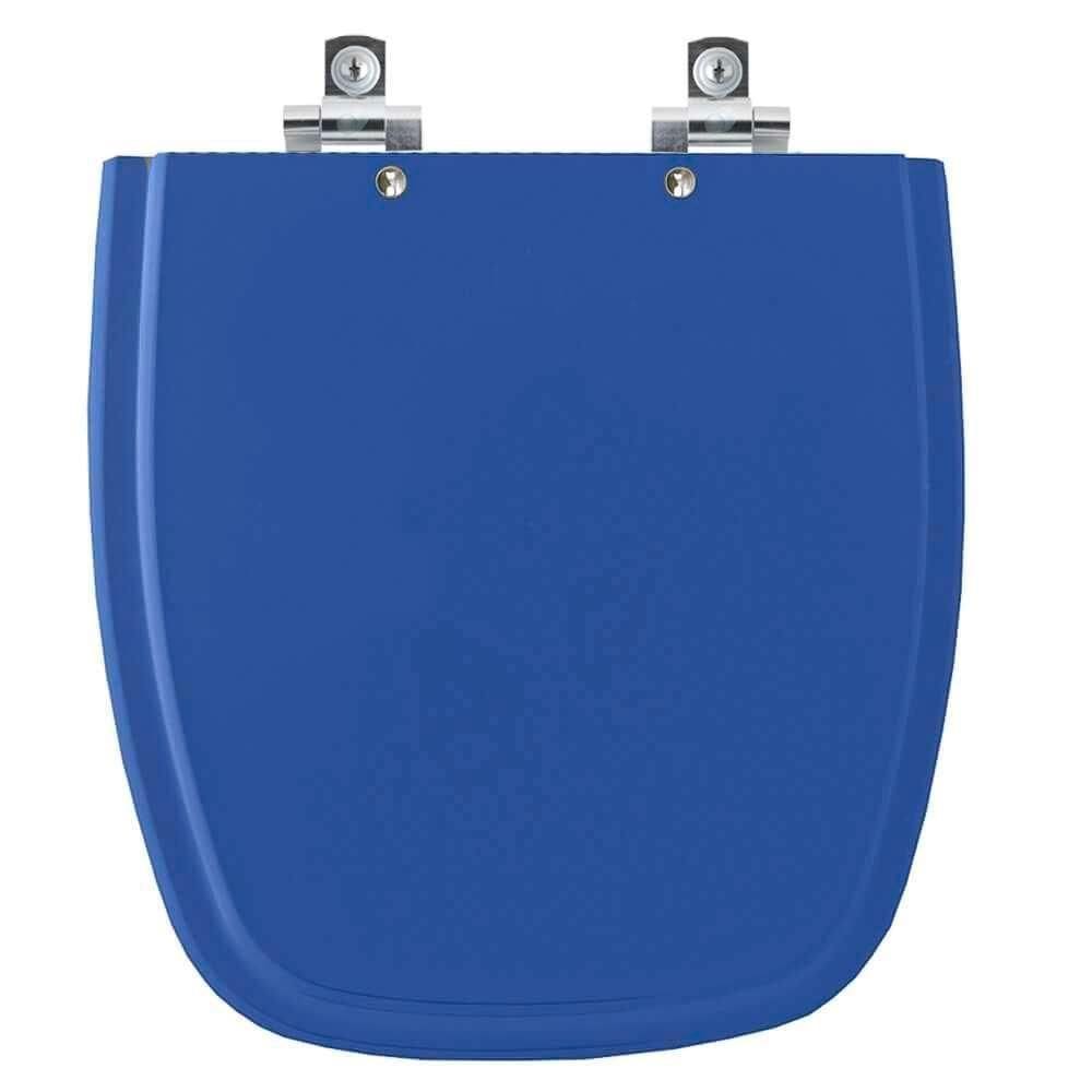 Assento Sanitário Soft Close Fit Azul Para Vaso Celite