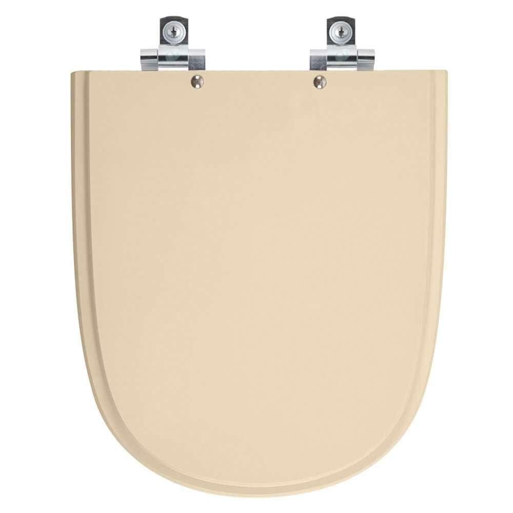 Assento Sanitário Soft Close Ezedra Visone Para Vaso Ideal Standard