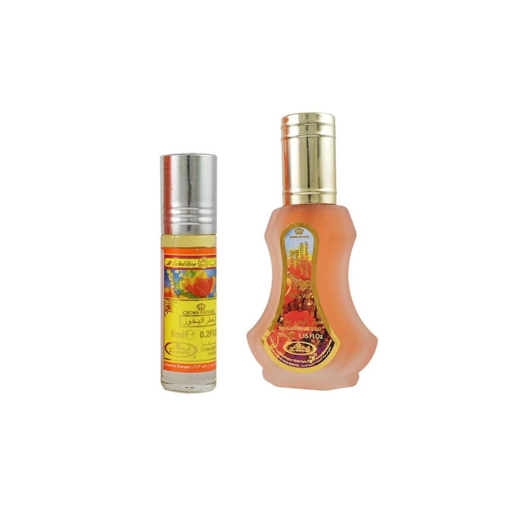 Conjunto de perfumes Al-Rehab Bakhour Eau De Parfum 35mL + Rollerball