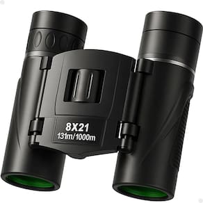 Mini Binóculo Portátil 8x21 Lorben com Bolsa Longo Alcance 1km Alta Nitidez