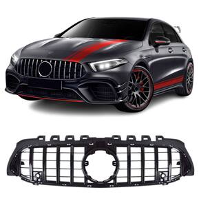 Grade Frontal Mercedes Classe A A180 A200 A250 Black Piano