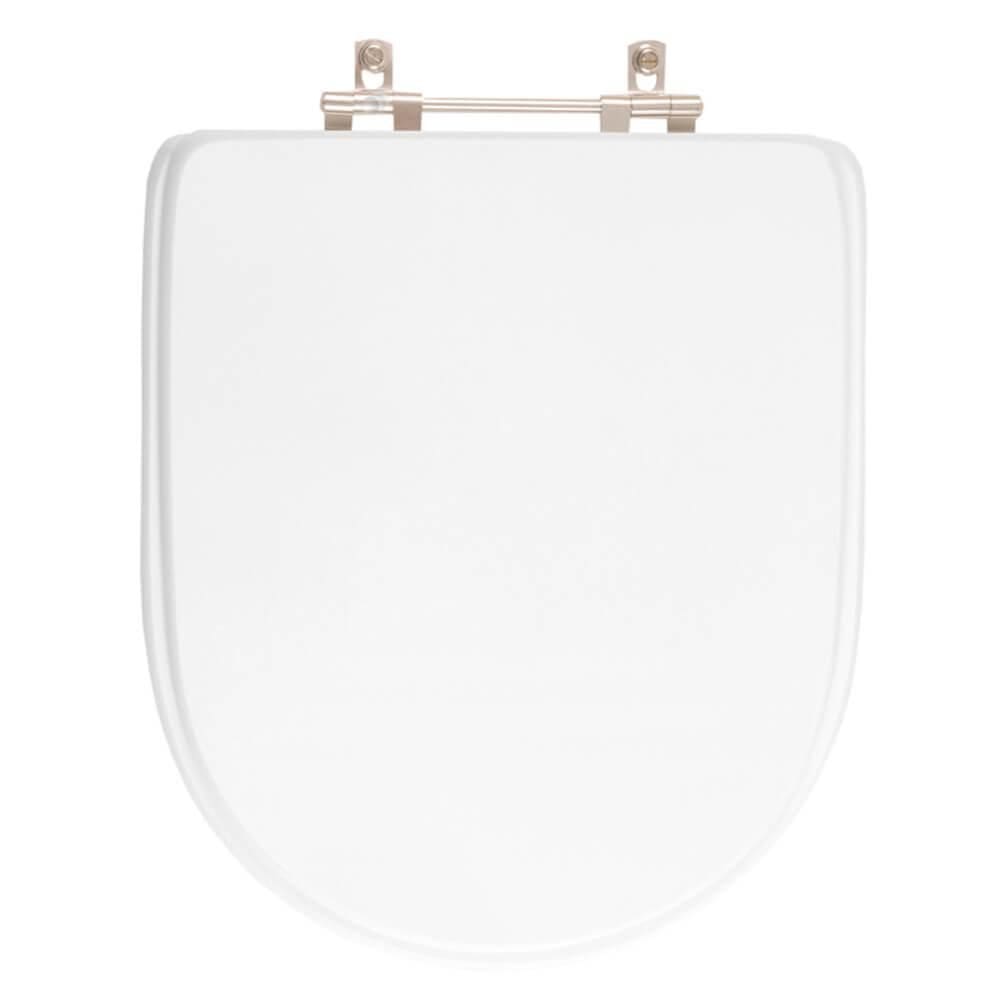 Assento Sanitário Poliéster Sig Bergamin Branco para Celite