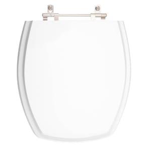 Tampa de Vaso Poliéster Hawaii Branco para bacia Mondialle 1.6gpf 6lpf