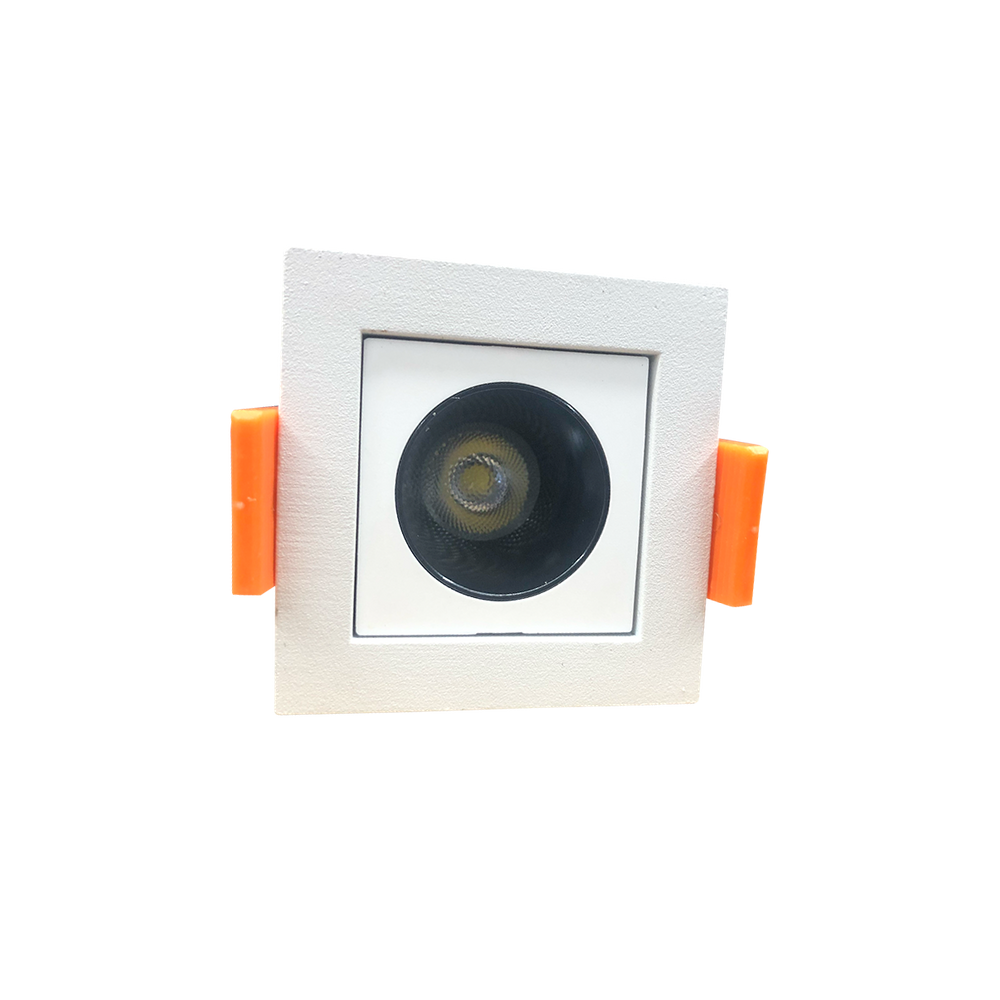 Spot Embutir Quadrado Focco 4,8cm 2W 4000K