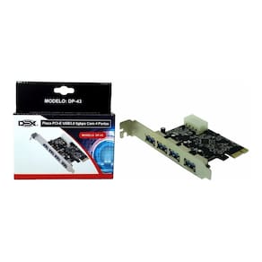 Placa Pci-E Usb 3.0 Com 4 Portas Dp-43 Homologação: 37062009020