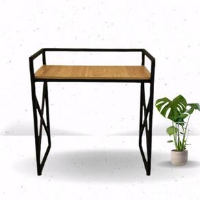 Aparador Lateral Em X Estilo Industrial Aço/Mdf Mobbili Ap-03