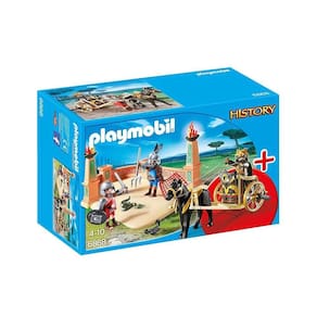 Brinquedo Playmobil History Arena De Combate Gladiador 6868
