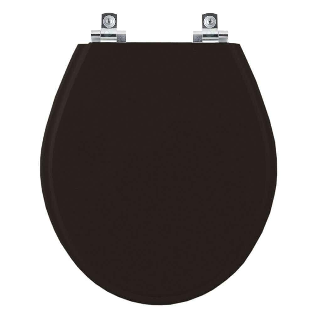 Assento Sanitário Soft Close Carina Preto Para Vaso Ideal Standard