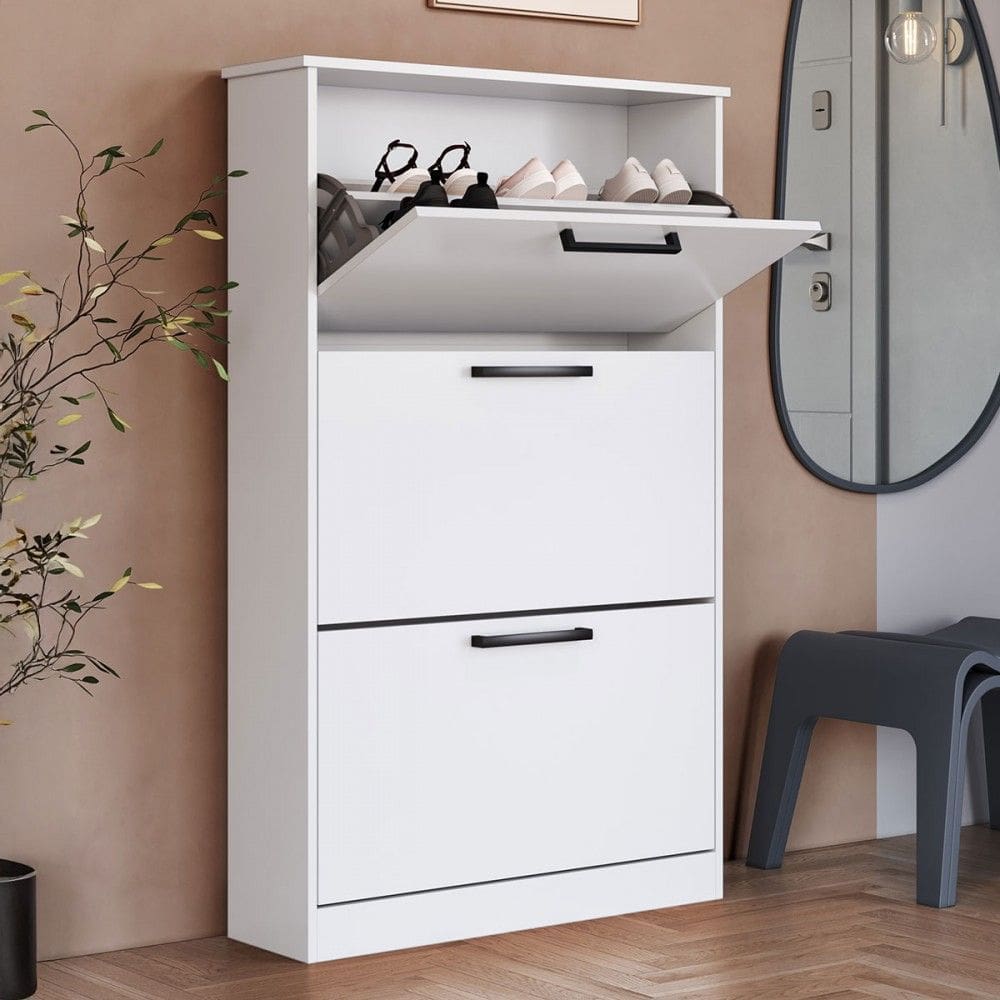 Sapateira Marromissa 3 Portas Branco - Irm Móveis