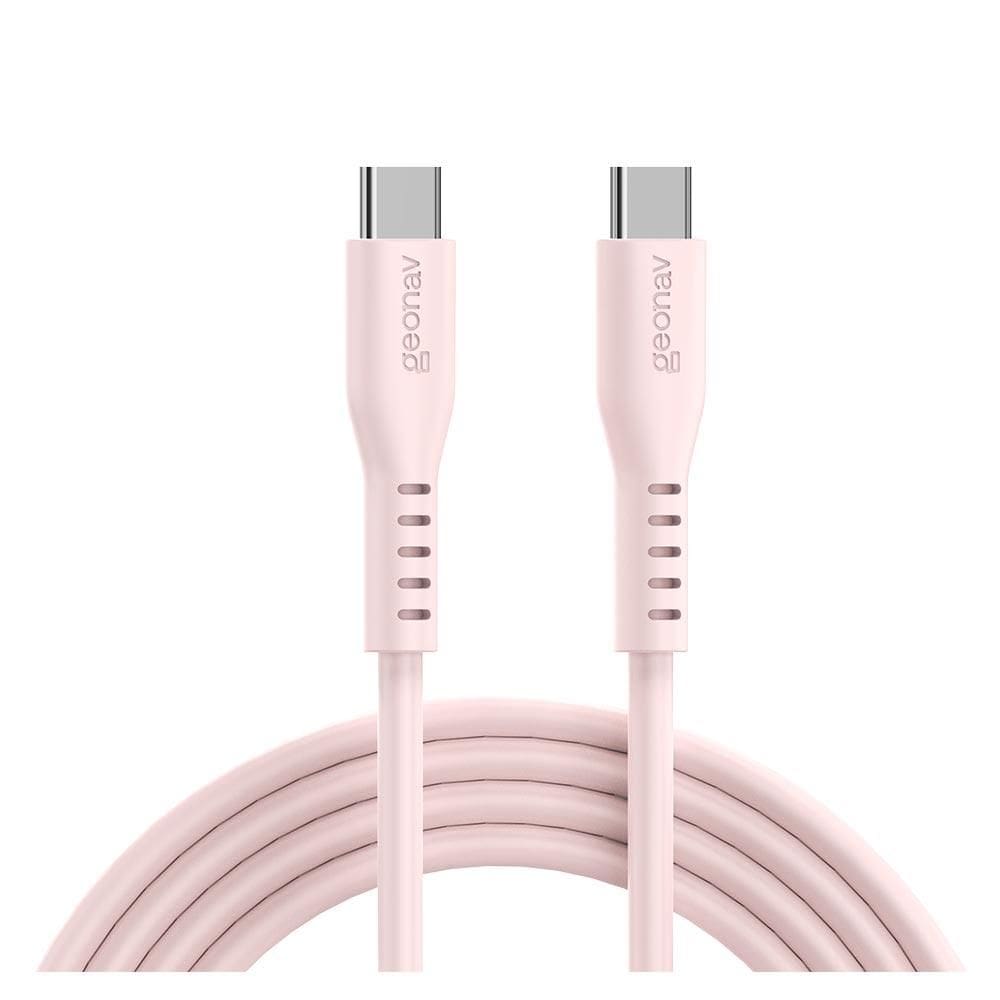 Cabo USB-A para USB-C Geonav Rosa - ESC05SPK