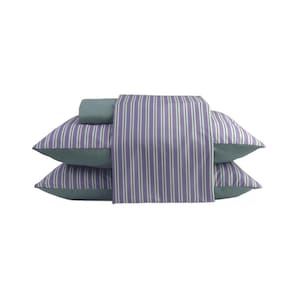 Jogo de Cama Pop Stripes Microfibra - A\CASA