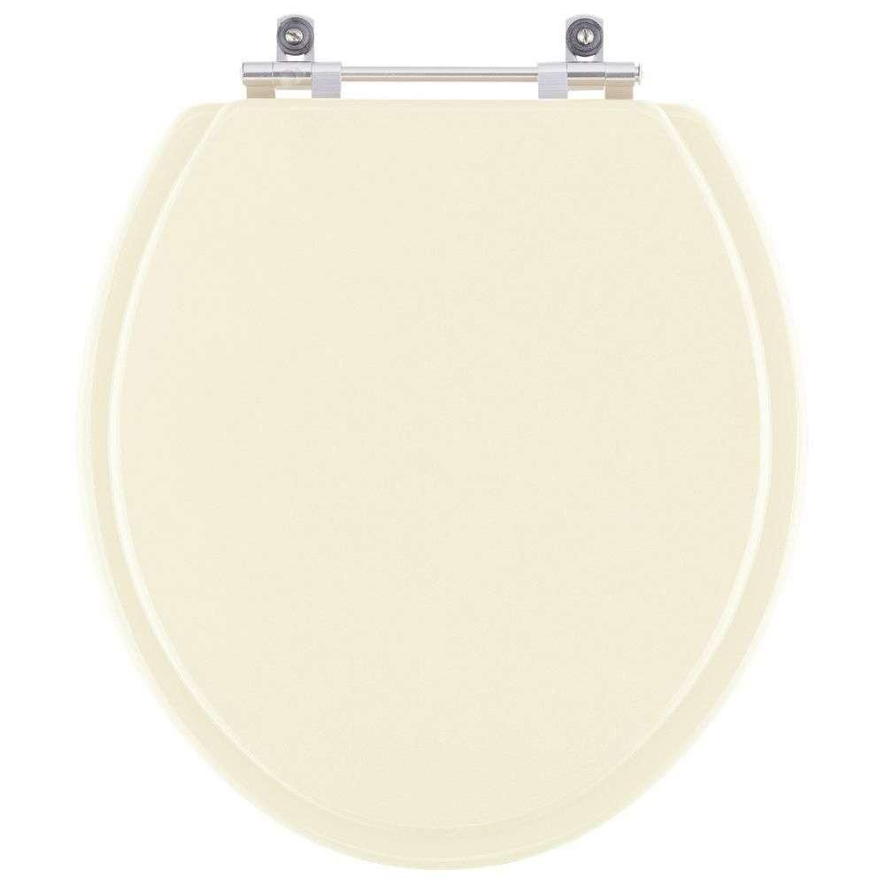 Assento Sanitário Laqueado Evolution Marfim Para Louça Santamarina