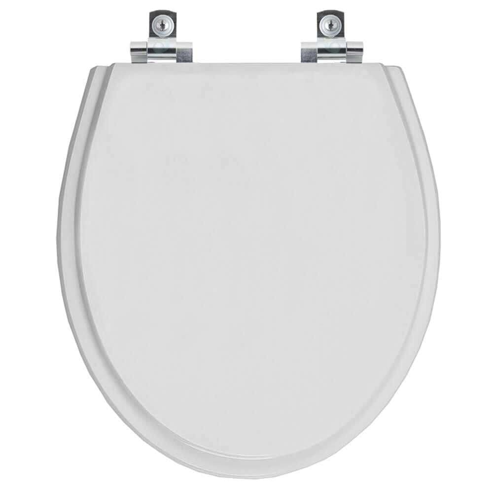 Assento Sanitário Soft Close Windsor Cinza Real Para Vaso Deca