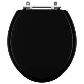Tampa De Vaso Sanitário Aretusa Preto Para Bacia Hervy
