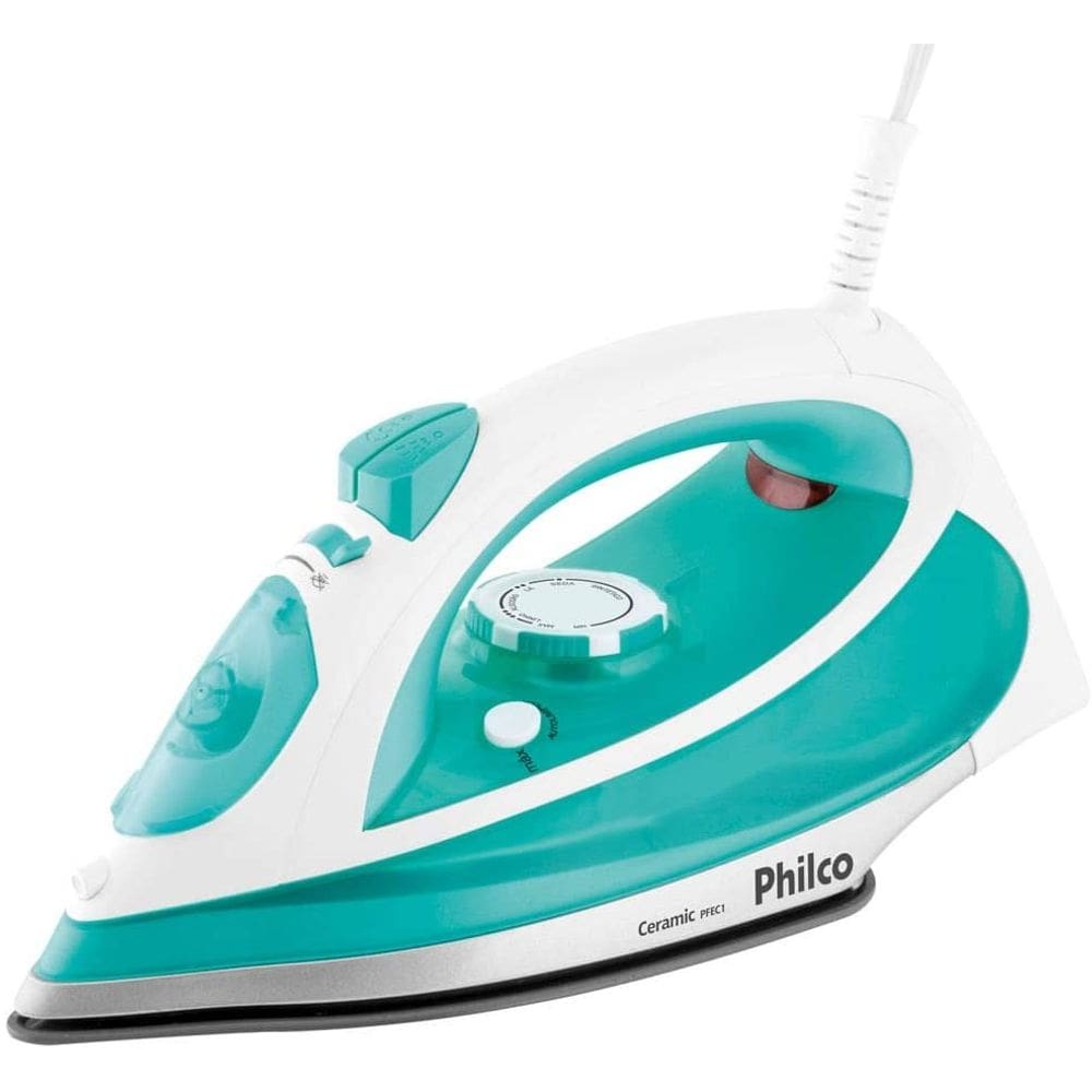 Ferro de Passar a Vapor Philco Ultra Green 1200w Branco verde 220V