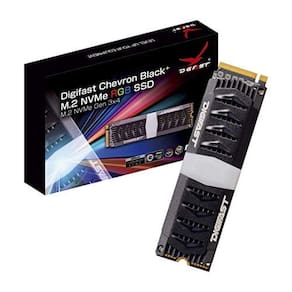 Unidade de estado sólido Digifast Chevron Black+ 1 TB M.2 NVMe RGB Gen3x4 PCIe