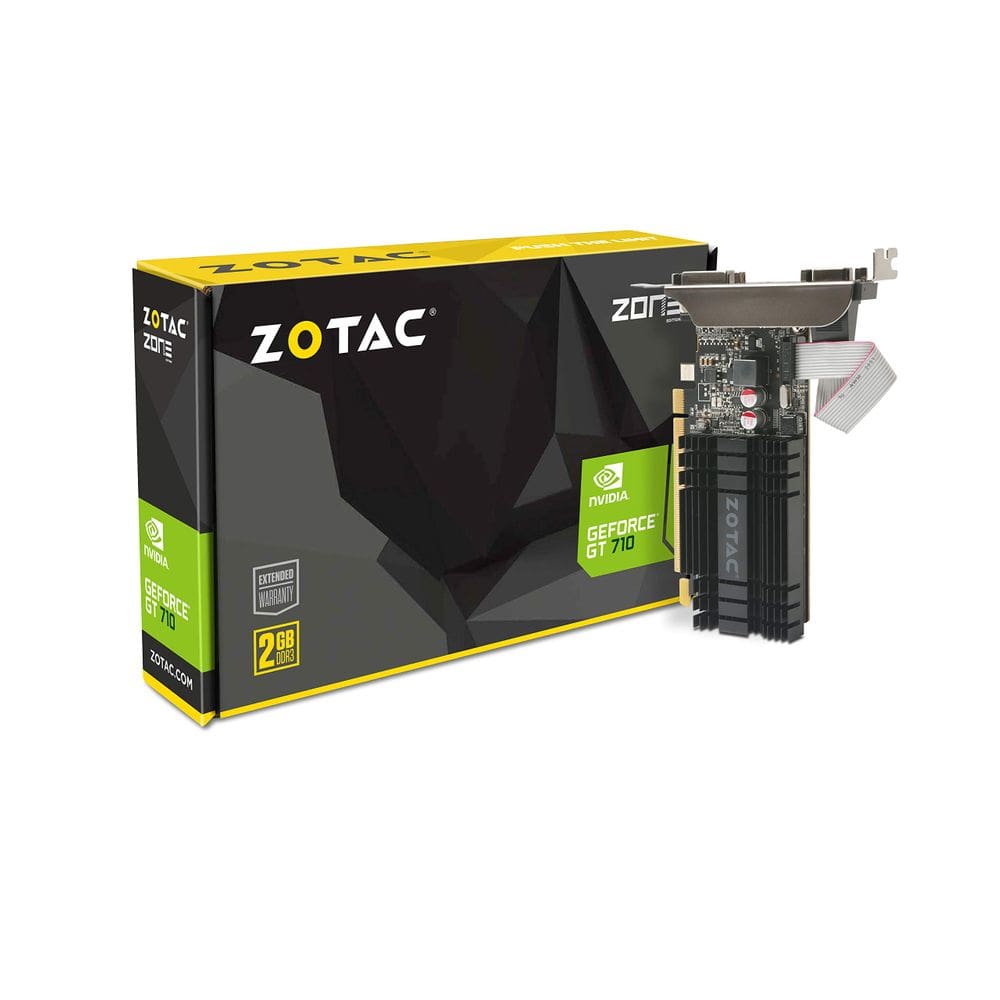 Placa gráfica ZOTAC GeForce GT 710 2GB DDR3 PCI-E2.0