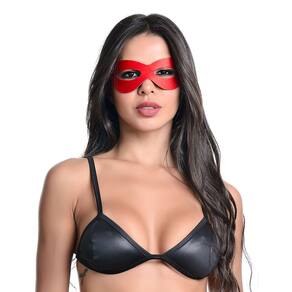 Kit Máscara Tiazinha e Top Biquini Cirrê Sintético Festa a Fantasia Charme, Estilo e Impacto em Cada Detalhe
