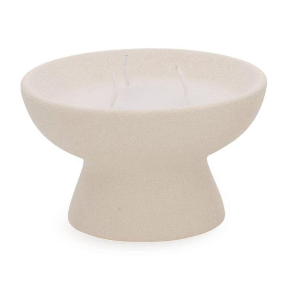 Vela Perfumada Mart Em Cerâmica Bege 7,5X12Cm 19450