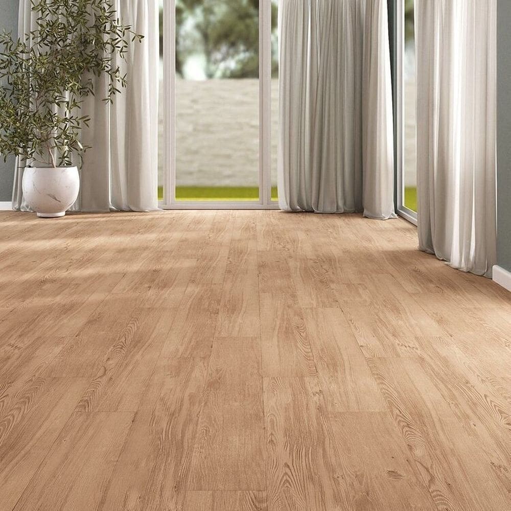 Kit com 50m² Piso Vinílico em Régua 17,78cm X 2mm X 1,21m Sofisticato Ruffino Nogueira