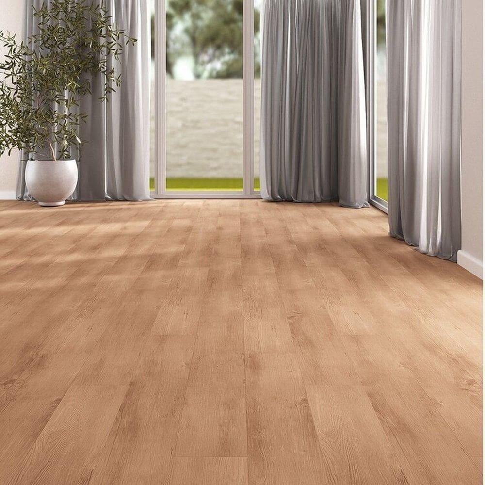 Kit com 11m² Piso Vinílico em Régua 17,78cm X 2mm X 1,21m Sofisticato Ruffino Sapucaia