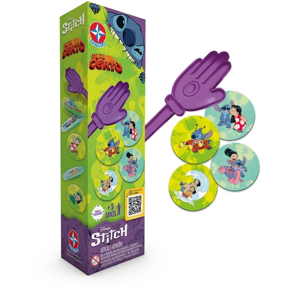 Jogo Diverso Stitch Tapa Certo - Estrela