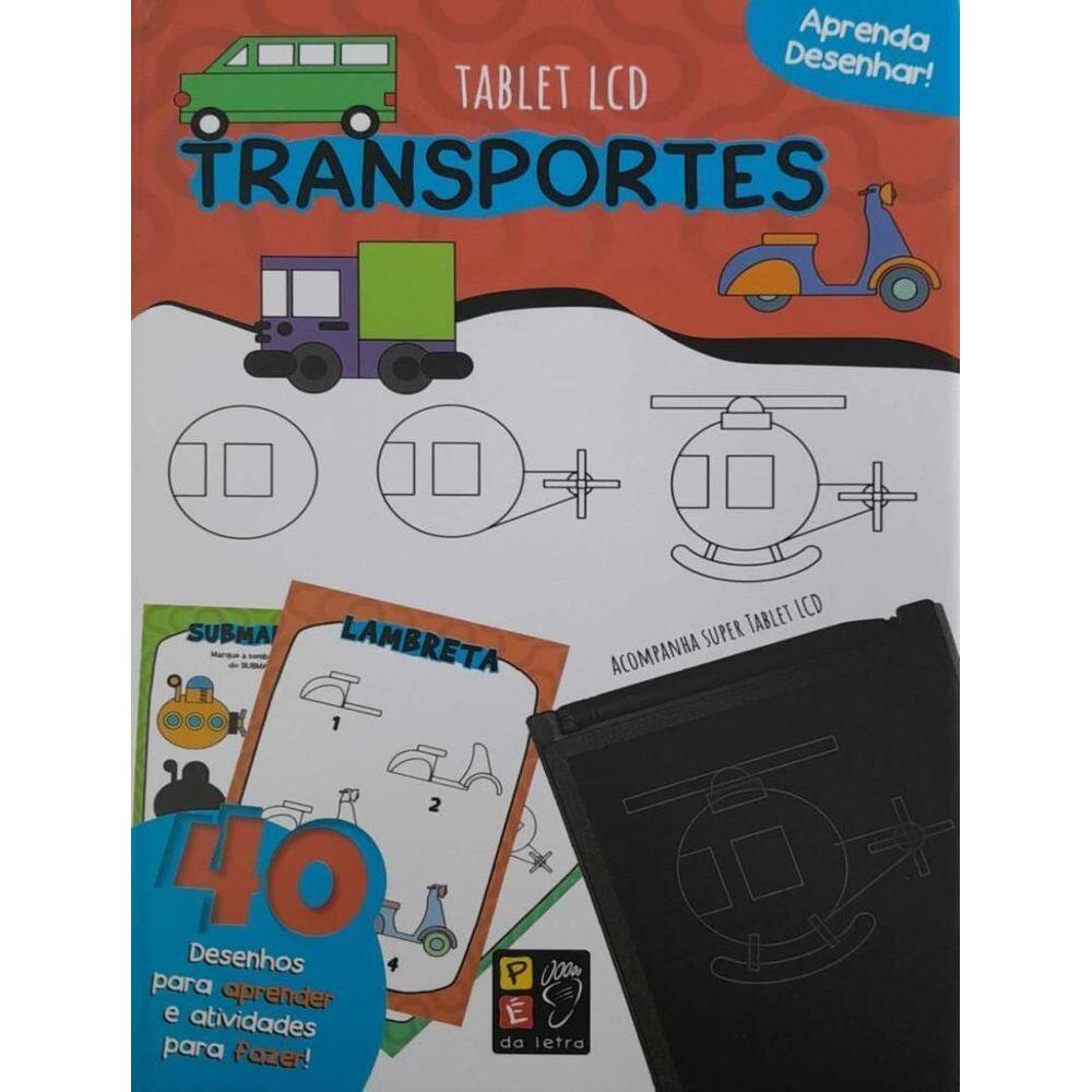 Aprenda Desenhar! - Transportes - (Acompanha Tablet LCD)