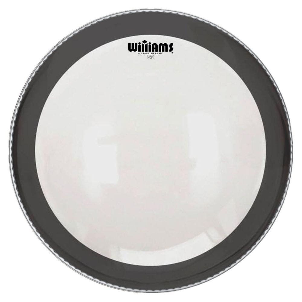 Pele Tom Bateria 13" Williams Clear Anel Abafador W1SC Filme Simples