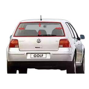 Borracha Vidro Traseiro Vigia Golf 2000 Em Diante