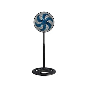 Ventilador De Coluna Premium Osc 6 Pás Altura Regulável Baixo Ruído 135w 40cm Motor Turbo Ventisol