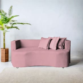 Divã Recamier Luxo Decorativo Primor 155 Rosa