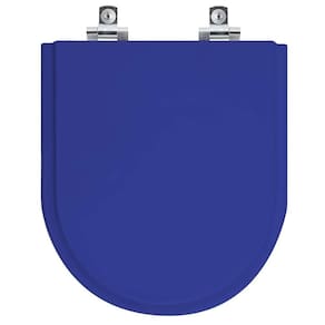 Assento Sanitário Soft Close Riviera Azul Para Vaso Celite