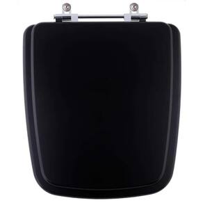 Tampa De Privada Sanitaria Poliester Boss Matte Black Fosco Preto Para Louça Incepa