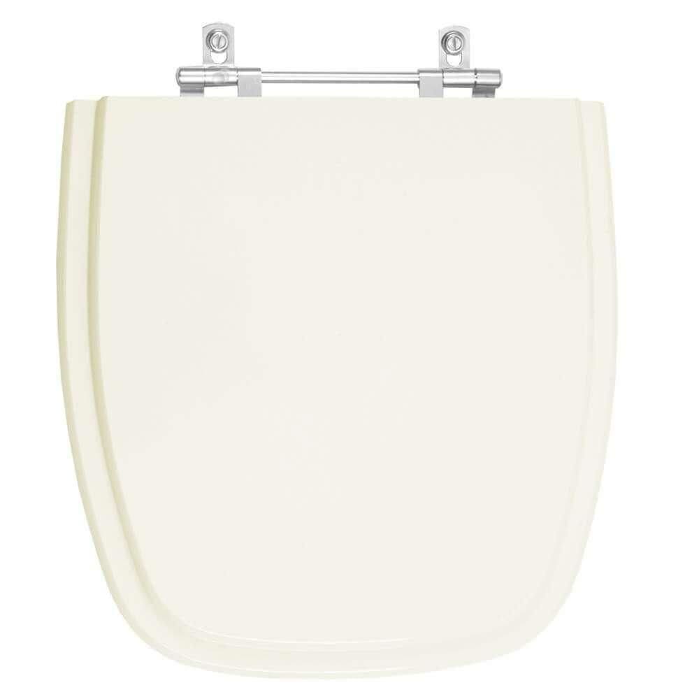 Assento Sanitário Poliester Fit Pergamon (bege Claro) Para Vaso Celite