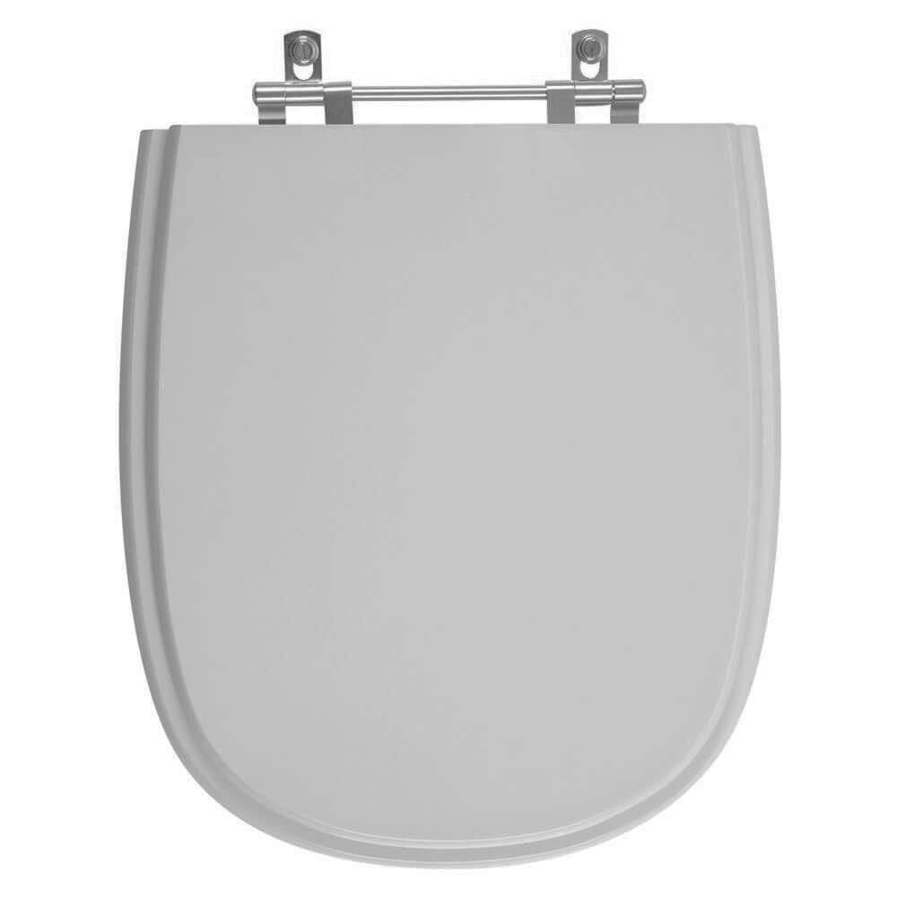 Assento Sanitario Poliester Sabatini Cinza Claro Para Vaso Icasa