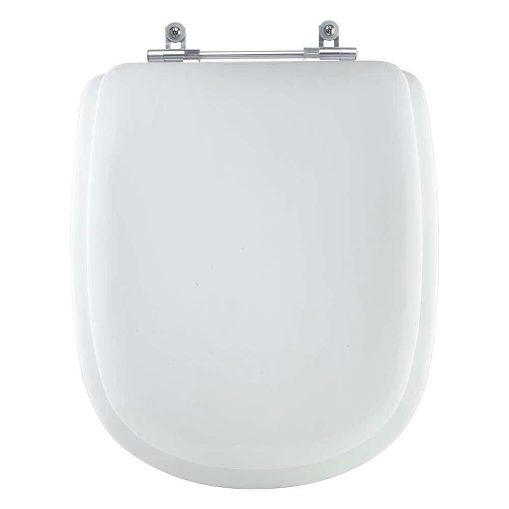 Assento Sanitário Almofadado Paris Branco Para Vaso Ideal Standard