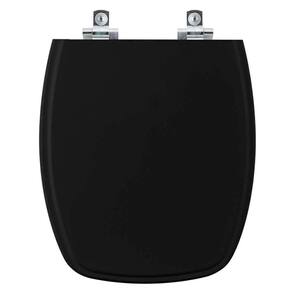 Assento Sanitário Soft Close Viseu Preto Para Vaso Luzarte