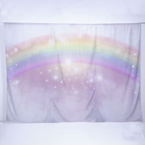 Painel de Festa Retangular Arco Iris Diversas Medidas - Fera Print