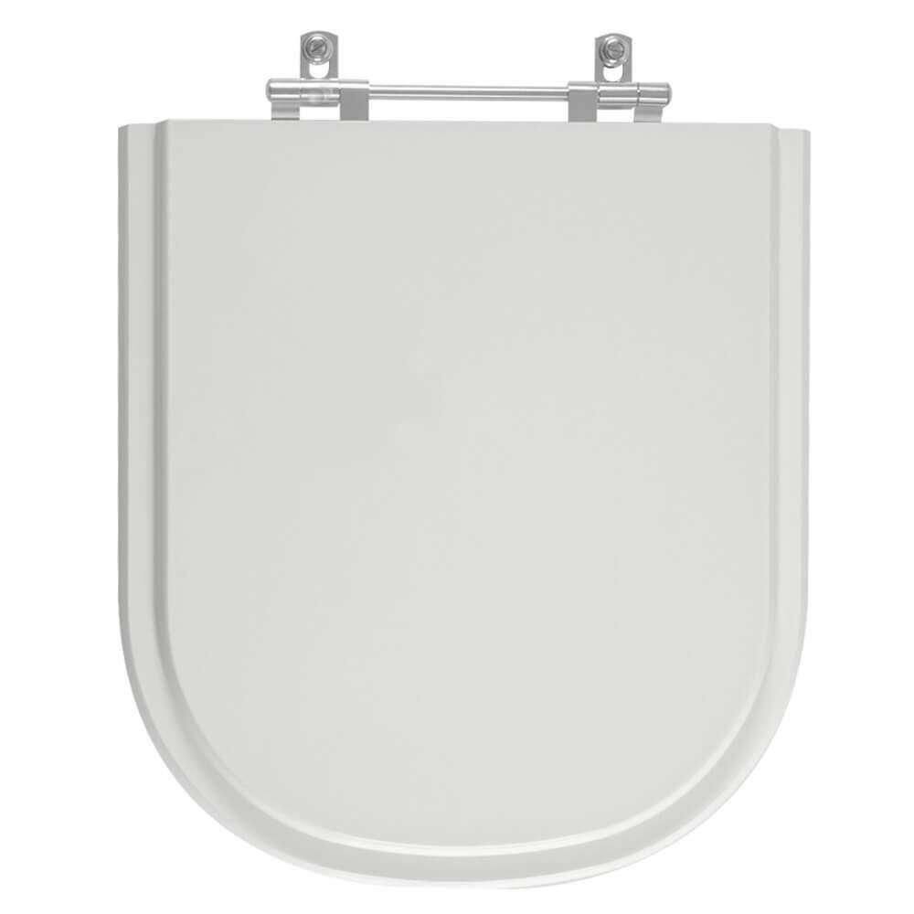 Assento Sanitário Laqueado Loren Luna Cinza Claro Para Bacia Lorenzetti