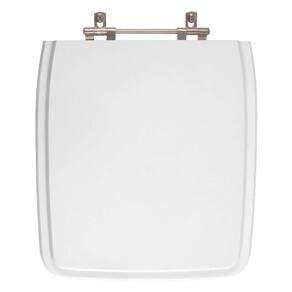 Assento Sanitario Poliester Vila Rica (quadrado) Branco Para Vaso Icasa