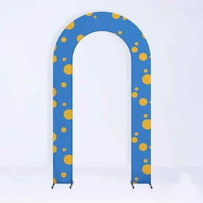 Painel de Festa em Arco com Forro Dino Baby 1,25 metros - Fera Print