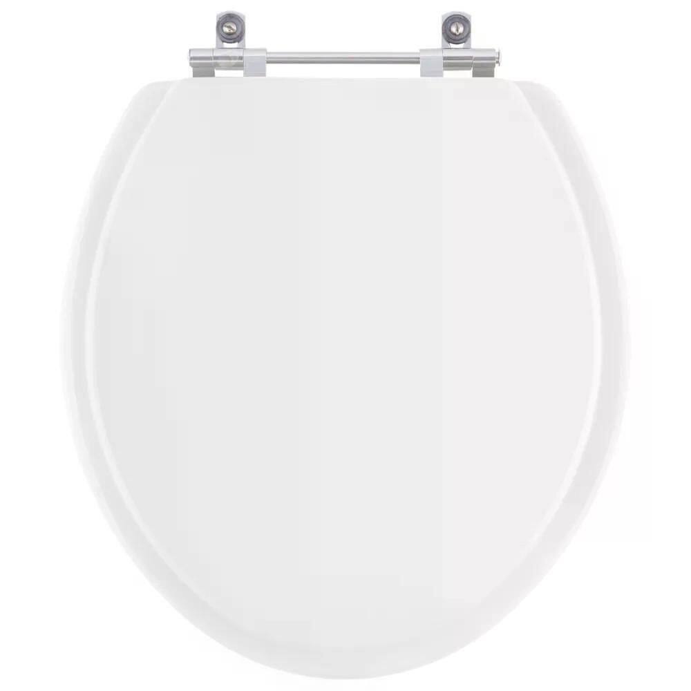 Tampa De Vaso Em Mdf Diamantina Branco Para Bacia Icasa