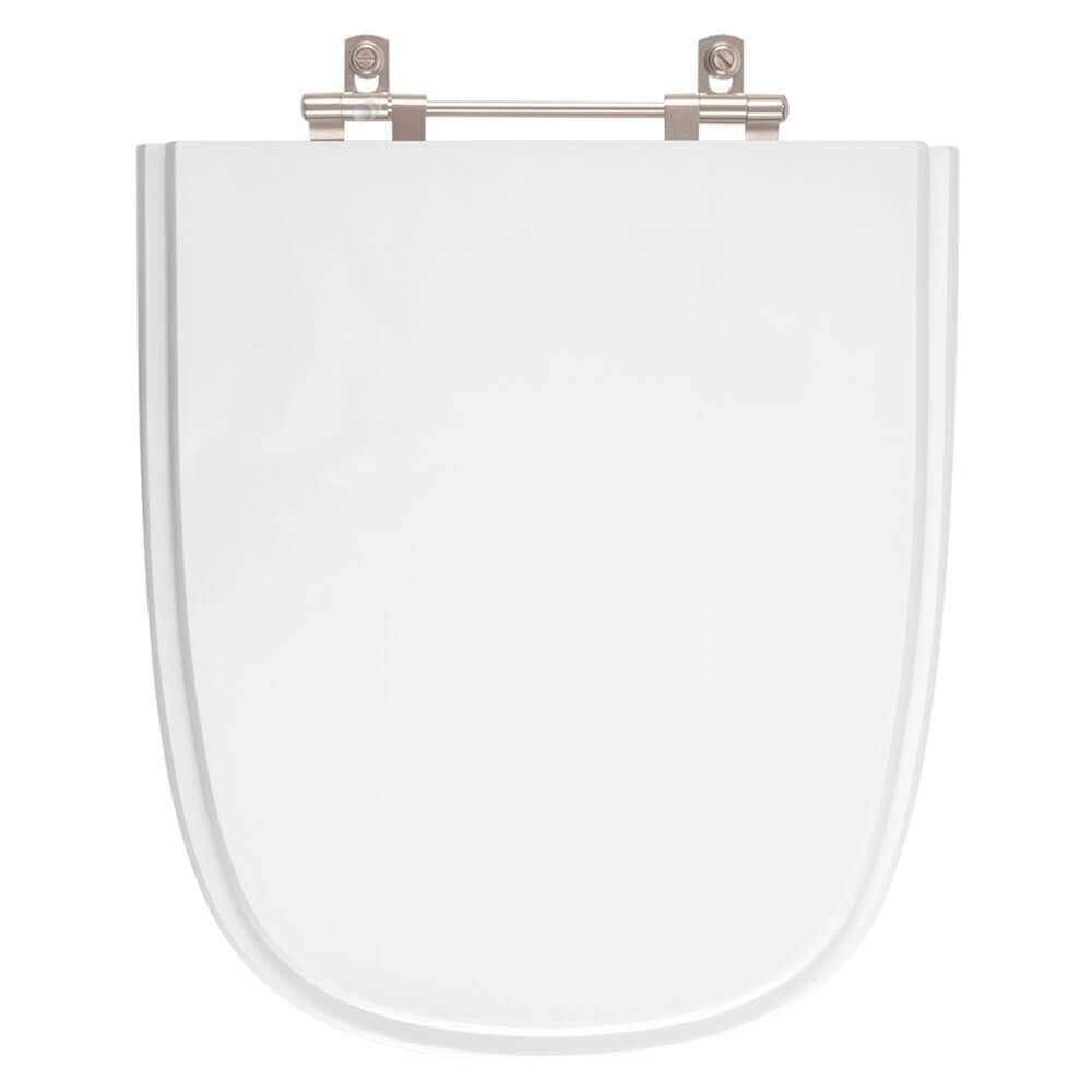 Tampa De Vaso Poliéster Ibiza Branco Para Bacia Incepa Laufen