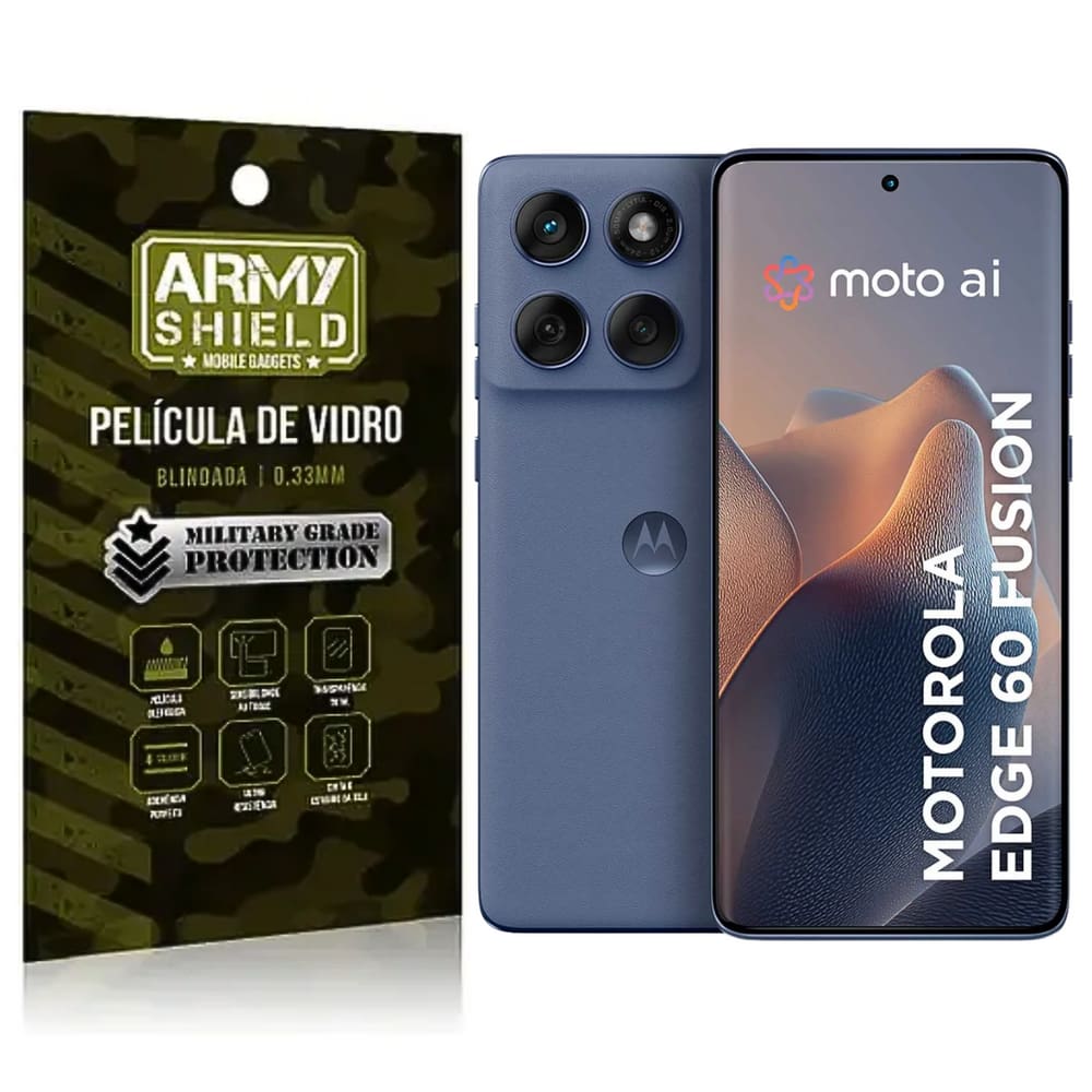 Película de Vidro 3D Para Moto Edge 60 Fusion - Armyshield