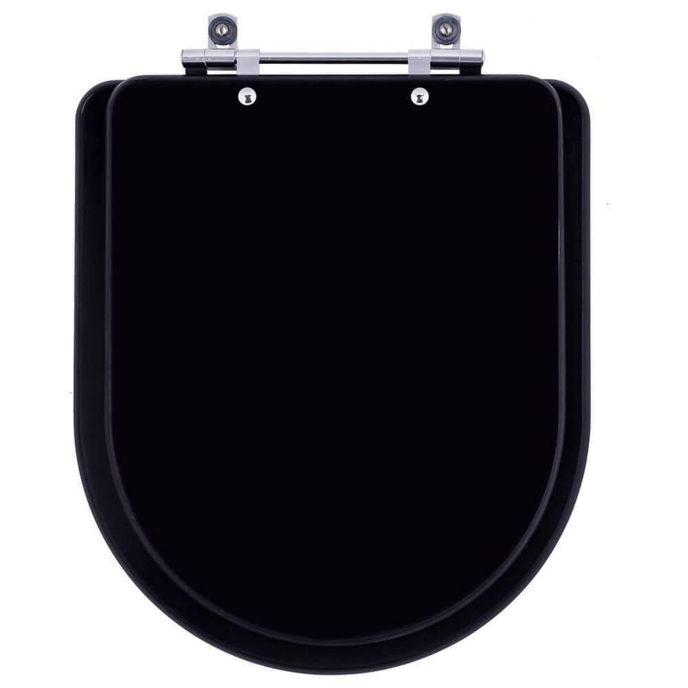 Assento Sanitário Link Lk ébano Fosco (preto Fosco) Para Vaso Deca