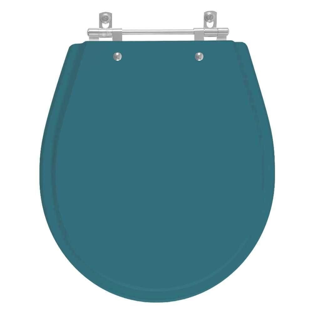 Assento Sanitário Poliester Avalon Verde Amazonia Para Vaso Ideal Standard