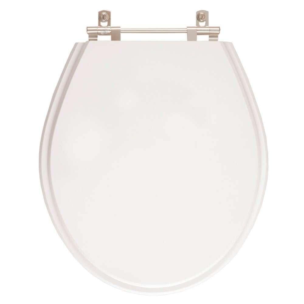 Assento Sanitário Poliester Studio Branco Para Bacia Deca